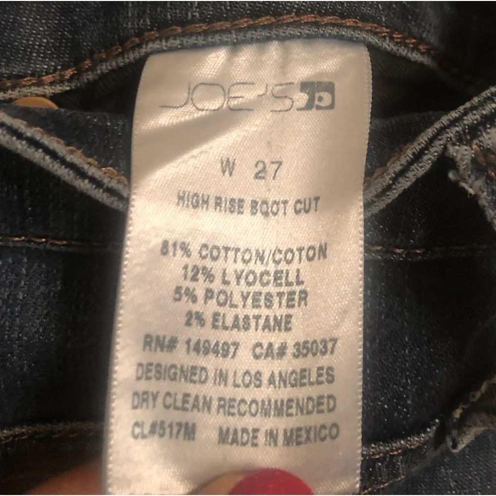 JOE’S JEANS - SIZE 27 - High Rise Boot Cut - Picture 2 of 3
